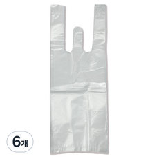 생활을그리다 음료용 비닐 쇼핑백 소 100p, 소(S), 100매입, 6개
