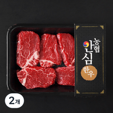 농협안심한우 한우 안심 1등급 구이용 (냉장), 600g, 2개