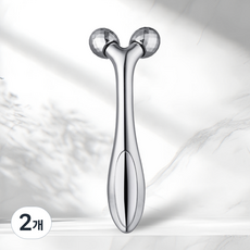DEEP TALK 臉部滾輪按摩器 DT0861, 2個, 銀色