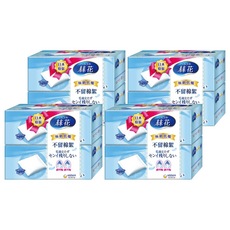 Silcot 絲花 極緻肌觸化妝棉, 日本原裝, 四角封口設計, 不留棉絮, 絲質觸感, 164片, 4組