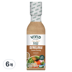 VIVID KITCHEN 低糖芝麻沙拉醬, 6個, 235g