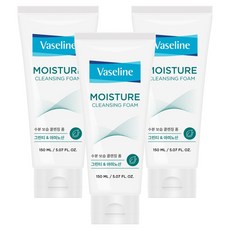 韓國 Vaseline 保濕潔面乳, 150ml, 3個
