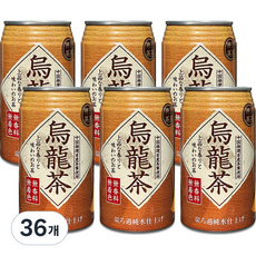 토미나가 고베 사보 우롱차 캔, 340ml, 1개입, 36개