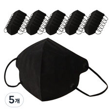 Midam 防紫外線 高爾夫登山 防紫外線99.9% 防曬 成人用 立體型 3D設計 實用大容量口罩, 5個, 黑色, 50入