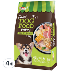 탐사 퍼피 도그푸드, 연어, 2.5kg, 4개