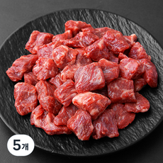 설로인 한우 1등급 국거리용 (냉장), 300g, 5개