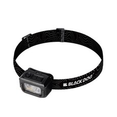 BLACK DOG 黑狗 防水感應頭燈 LED PP 材質, 黑色, 1個