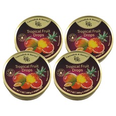 Cavendish&Harvey 卡恩迪許 熱帶水果 水果糖, 200g, 4盒