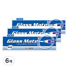 地球化學 Glass Mate 藍色 12入, 6個, 1色