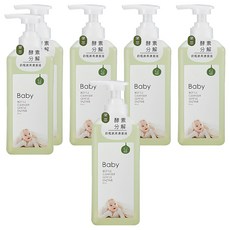 KU.KU Duckbill 酷咕鴨 果萃高分解酵素奶瓶蔬果清潔液, 800ml, 6瓶