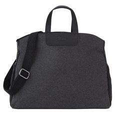 HANEE 質感媽媽單肩包+掛勾 2入, 炭灰色