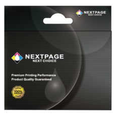 NEXTPAGE 台灣榮工 相容標籤帶 適用於EPSON 標籤機 3BWV, 9mm, 黑底白字