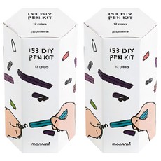 monAmi 153 DIY 筆具套組 12件組, 混合色, 2套