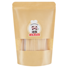 港媽私房手作 手工無鹽蔬果1mm麵條 紅蘿蔔口味, 200g, 1包