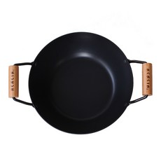 ACACIA 木質雙耳不沾平底炒鍋, 20厘米