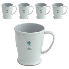 BONOHOUSE 仙人掌手把漱口杯 大, 5個, 單一顏色
