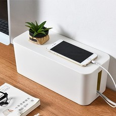 THE ZAKKA 電線收納盒, 白色, 2個