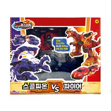 ADLE LAND 對決怪獸車 蠍子 vs 火焰機器人玩具, 1套, 混合顏色