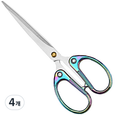 Ance 多用途不銹鋼剪刀超大號, 混色, 4個