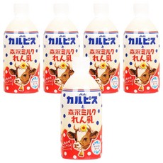 Asahi 朝日 可爾必思 森永牛奶煉乳風味飲, 480ml, 5瓶