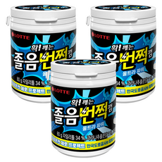 롯데웰푸드 확 깨는 졸음번쩍 껌 울트라 파워, 80g, 3개
