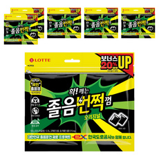 롯데웰푸드 졸음번쩍껌 오리지널, 105g, 6개