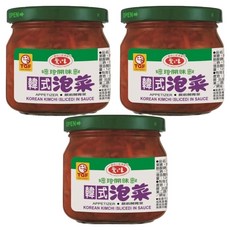 愛之味 韓式泡菜, 190g, 3罐