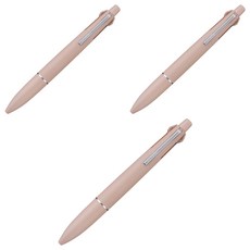 Uni 三菱 JETSTREAM 輕觸感墨水多功能筆 MSXE-LS 0.5mm, 3個, 珊瑚粉