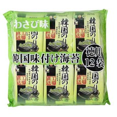 orionjako 芥末風味海苔 12包, 42g, 1袋