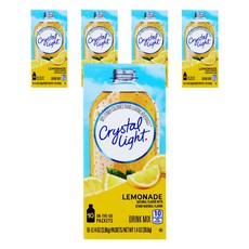 Crystal Light 低卡水果風味沖飲粉 檸檬口味, 3.96g, 10條, 5盒