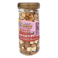 Cat Glory 驕傲貓 鮭魚肉起司凍乾 貓零食 18週以上幼貓、成貓及老貓適用, 鮭魚肉起司, 95g, 1罐