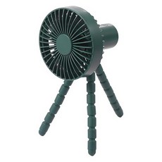 USB八爪魚隨身三腳架風扇, 綠色, 單一商品