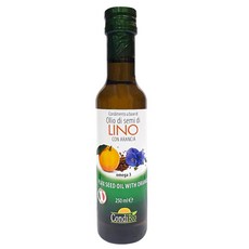 CondiBio 康帝 特級初榨冷壓亞麻仁油 柑橘風味, 250ml, 1瓶