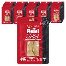 하림펫푸드 전연령 반려동물 더리얼 필렛 습식사료, 22g, 25개