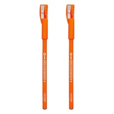 KUTSUWA 螢光麥克筆附筆刀筆套-橘 RF017OR, 橘色, 2支