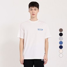 지프 남녀공용 통기성 페인팅프린트 스몰지프 반팔 티셔츠 JM6TSU392