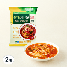 지구식단 두유면 육개장칼국수 2인용, 400.4g, 2개