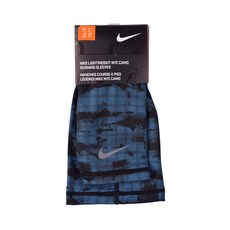 NIKE 輕量迷彩運動臂套 RN5011044, 藍色 + 黑色