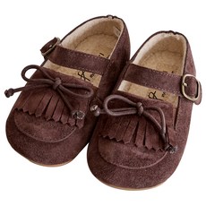 balsori 中性款繫帶麂皮樂福鞋