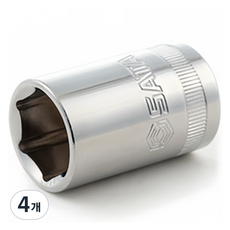 SATA 六角套筒 22mm 13313, 4個