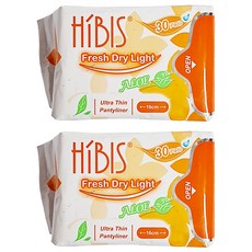 HiBIS 木槿花 護墊 16cm 30片 2包 清爽透氣 衛生棉