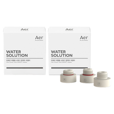 Aer 旅行用蓮蓬頭密合轉接頭 3款+橡膠環 2入, 2組, 混色