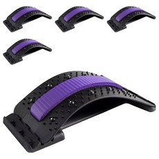 블루산업 4단계 안마 지압 허리 스트레칭 기구, 5개