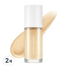 네이처리퍼블릭 프로방스 에어 스킨 핏 원데이 래스팅 파운데이션 SPF30 PA++ 30ml, 2개, Y23 웜 베이지