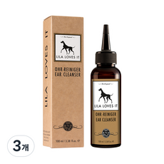 릴라러브즈잇 이어클렌저 이어클렌저, 100ml, 3개
