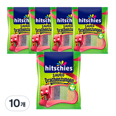 hitschies 希趣樂 水果風味酸扁帶軟糖, 125g, 10包