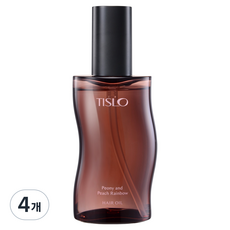 티슬로 피오니 앤 피치 레인보우 헤어 오일, 4개, 80ml