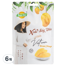 뚜안닷 건조망고, 6개, 100g