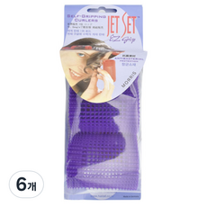 Morris & Co Jet Set 髮捲 直徑 55mm, 紫色, 6個