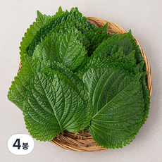 GAP인증 밀양 깻잎, 60g, 4팩